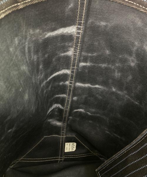 RRL（ダブルアールエル）RRL (ダブルアールエル) ウォバッシュストライプトートバッグ ブラウンの古着・服飾アイテム