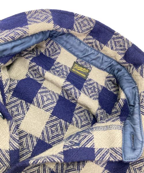 TENDERLOIN（テンダーロイン）TENDERLOIN (テンダーロイン) CPOバッファロージャケット グレー×ブルー サイズ:X-LARGEの古着・服飾アイテム