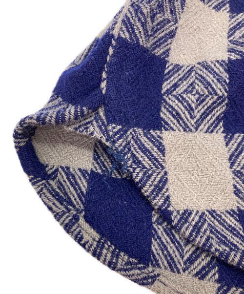 TENDERLOIN（テンダーロイン）TENDERLOIN (テンダーロイン) CPOバッファロージャケット グレー×ブルー サイズ:X-LARGEの古着・服飾アイテム