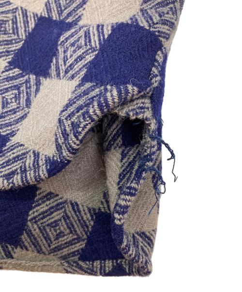 TENDERLOIN（テンダーロイン）TENDERLOIN (テンダーロイン) CPOバッファロージャケット グレー×ブルー サイズ:X-LARGEの古着・服飾アイテム