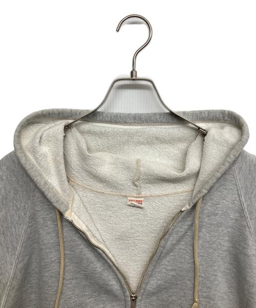 Joe McCOY（ジョーマッコイ）Joe McCOY (ジョーマッコイ) ジップパーカー グレー サイズ:LARGEの古着・服飾アイテム