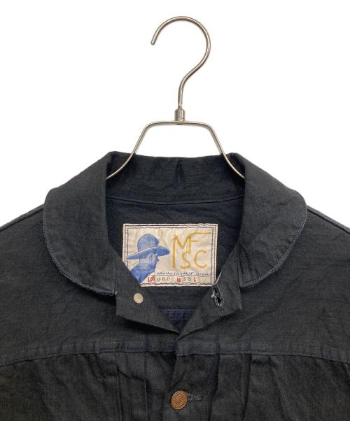 SUGAR CANE（シュガーケーン）SUGAR CANE (シュガーケーン) MISTER FREEDOM (ミスターフリーダム) 13oz.BLACK DENIM RANCH BLOUSE ブラック サイズ:38の古着・服飾アイテム