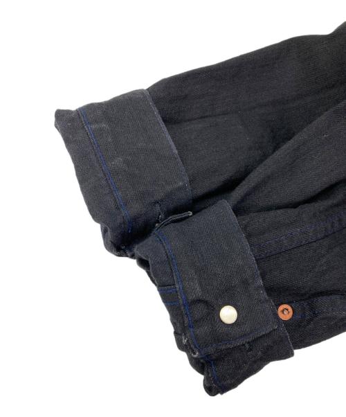 SUGAR CANE（シュガーケーン）SUGAR CANE (シュガーケーン) MISTER FREEDOM (ミスターフリーダム) 13oz.BLACK DENIM RANCH BLOUSE ブラック サイズ:38の古着・服飾アイテム