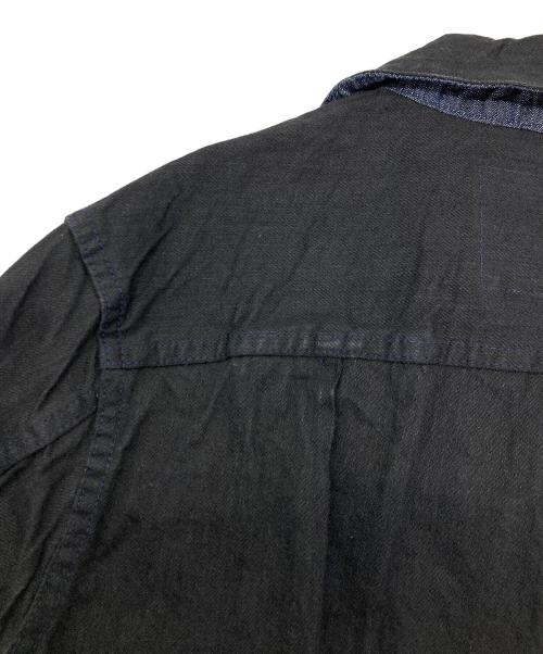 SUGAR CANE（シュガーケーン）SUGAR CANE (シュガーケーン) MISTER FREEDOM (ミスターフリーダム) 13oz.BLACK DENIM RANCH BLOUSE ブラック サイズ:38の古着・服飾アイテム