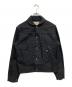 SUGAR CANE（シュガーケーン）の古着「13oz.BLACK DENIM RANCH BLOUSE」｜ブラック