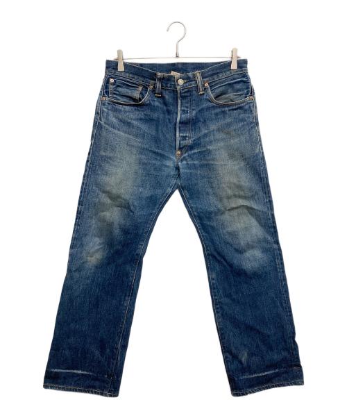 RRL（ダブルアールエル）RRL (ダブルアールエル) バックルバックデニムパンツ インディゴ サイズ:W32の古着・服飾アイテム