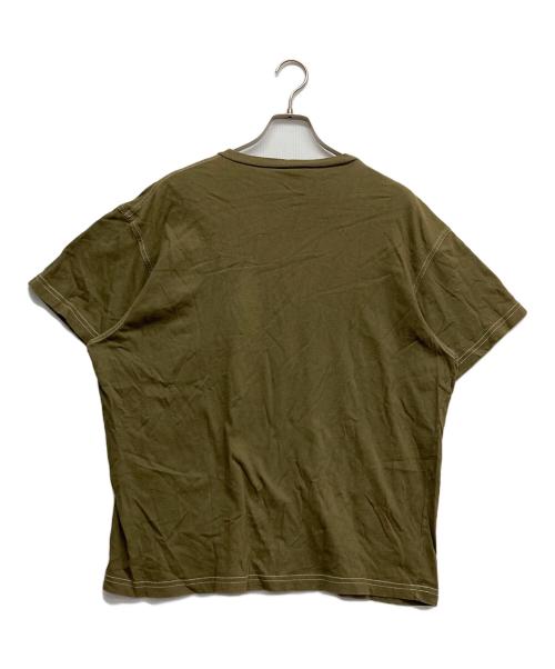 stussy（ステューシー）stussy (ステューシー) ポケットTシャツ カーキ サイズ:Mの古着・服飾アイテム