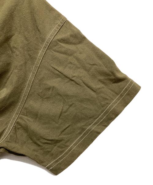 stussy（ステューシー）stussy (ステューシー) ポケットTシャツ カーキ サイズ:Mの古着・服飾アイテム