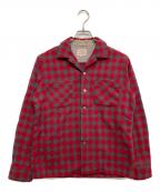 CHIPPEWAチペワ）の古着「ウールシャツ」｜レッド