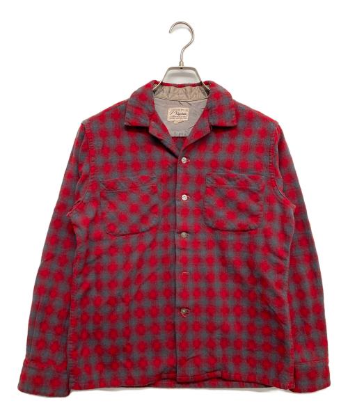 CHIPPEWA（チペワ）CHIPPEWA (チペワ) ウールシャツ レッド サイズ:Mの古着・服飾アイテム