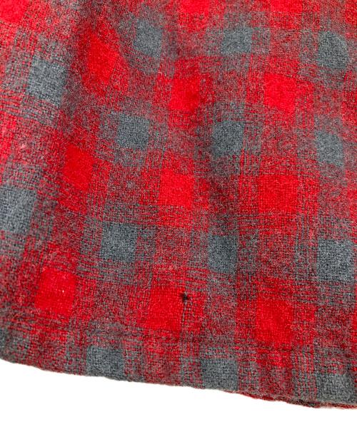 CHIPPEWA（チペワ）CHIPPEWA (チペワ) ウールシャツ レッド サイズ:Mの古着・服飾アイテム