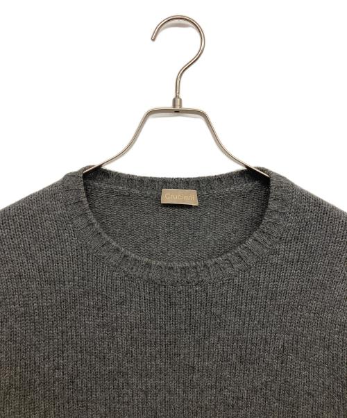 Cruciani（クルチアーニ）CRUCIANI (クルチアーニ) ウールニット グレー サイズ:48の古着・服飾アイテム