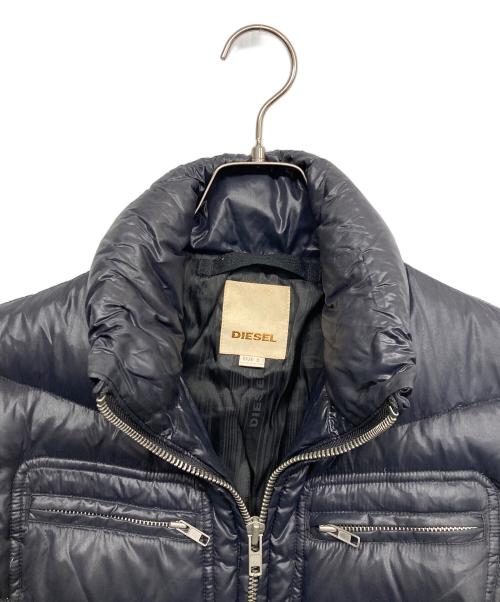 DIESEL（ディーゼル）DIESEL (ディーゼル) ダウンジャケット ブラック サイズ:Sの古着・服飾アイテム