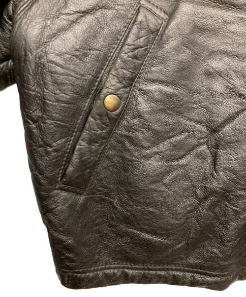 J.COLEMAN（ジェイコールマン）J.COLEMAN (ジェイコールマン) レザージャケット ブラック サイズ:50の古着・服飾アイテム