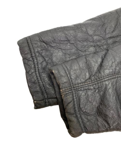 J.COLEMAN（ジェイコールマン）J.COLEMAN (ジェイコールマン) レザージャケット ブラック サイズ:50の古着・服飾アイテム