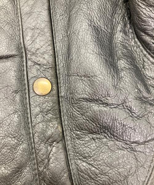 J.COLEMAN（ジェイコールマン）J.COLEMAN (ジェイコールマン) レザージャケット ブラック サイズ:50の古着・服飾アイテム