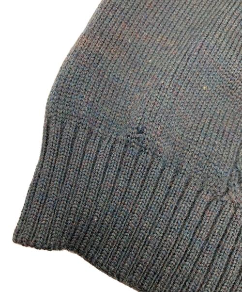 Burberry's（バーバリー）Burberry's (バーバリーズ) ロゴクルーネックニット チャコールグレー サイズ:42の古着・服飾アイテム