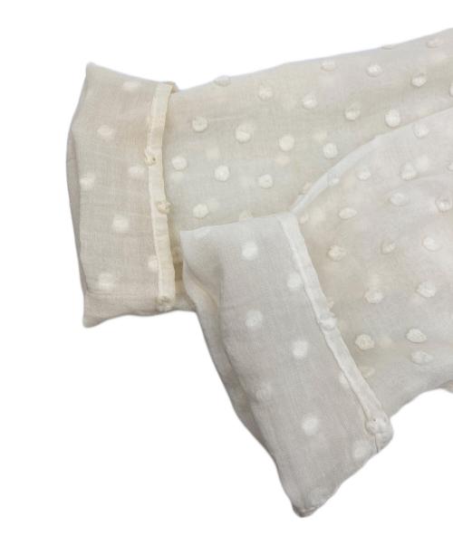 JURGEN LEHL（ヨーガンレール）JURGEN LEHL (ヨーガンレール) シアーシャツ ホワイト サイズ:Mの古着・服飾アイテム