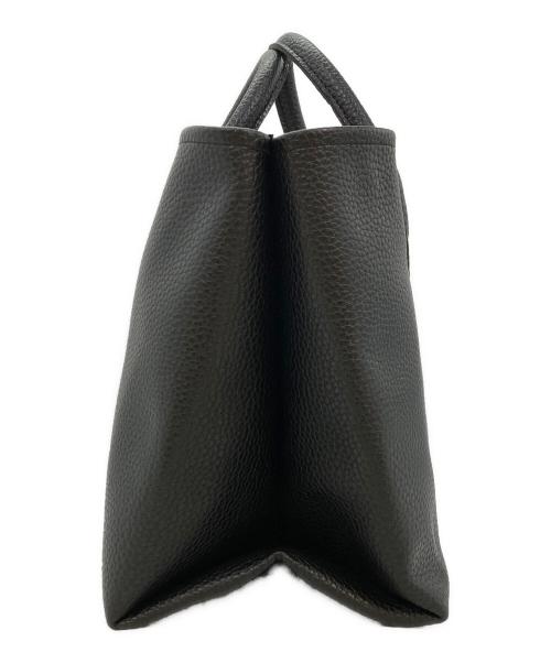 YOUNG & OLSEN The DRYGOODS STORE（ヤングアンドオルセン ザ ドライグッズストア）YOUNG & OLSEN The DRYGOODS STORE (ヤングアンドオルセン ザ ドライグッズストア) レザーハンドバッグ ブラックの古着・服飾アイテム