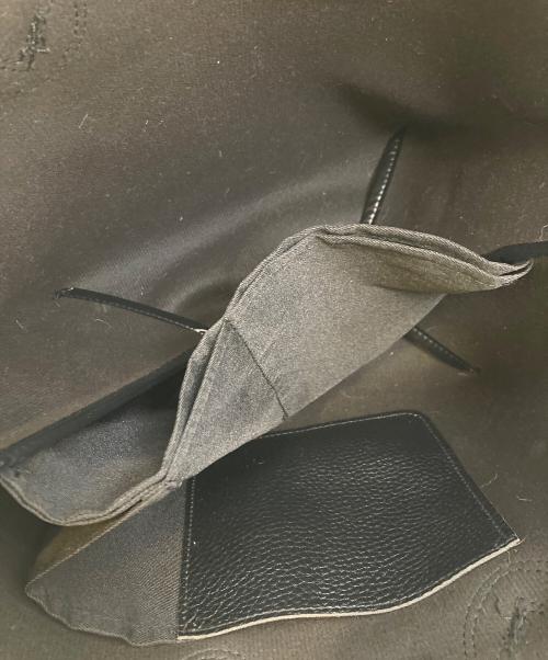 YOUNG & OLSEN The DRYGOODS STORE（ヤングアンドオルセン ザ ドライグッズストア）YOUNG & OLSEN The DRYGOODS STORE (ヤングアンドオルセン ザ ドライグッズストア) レザーハンドバッグ ブラックの古着・服飾アイテム