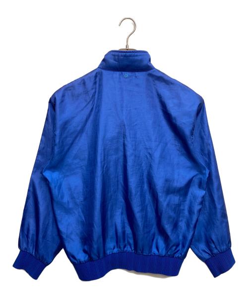 adidas（アディダス）adidas (アディダス) ナイロンジップアップジャケット ブルー サイズ:Lの古着・服飾アイテム