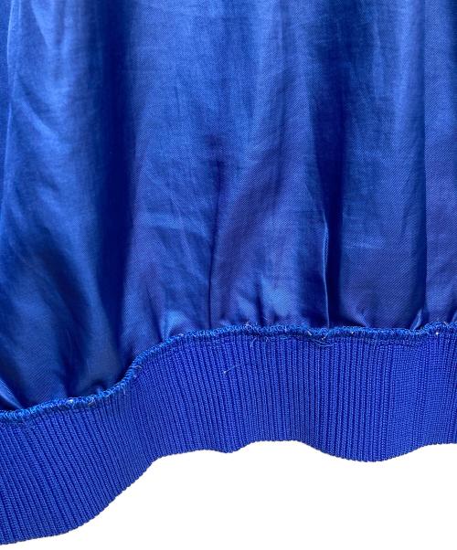 adidas（アディダス）adidas (アディダス) ナイロンジップアップジャケット ブルー サイズ:Lの古着・服飾アイテム