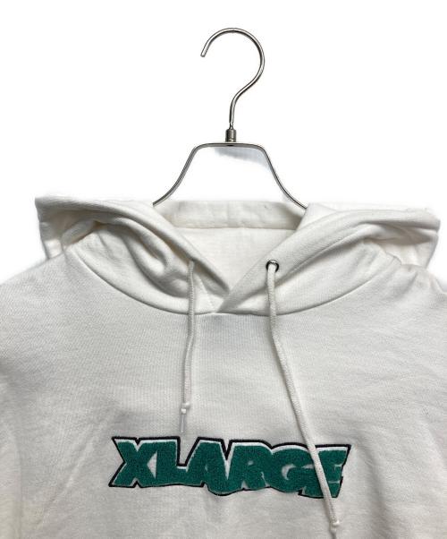 X-LARGE（エクストララージ）X-LARGE (エクストララージ) プルオーバーパーカー ホワイト サイズ:Lの古着・服飾アイテム