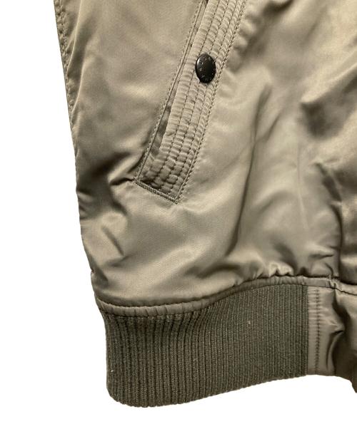 ALPHA（アルファ）ALPHA (アルファ) フーデッドリブジャケット グリーン サイズ:Lの古着・服飾アイテム