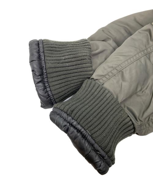 ALPHA（アルファ）ALPHA (アルファ) フーデッドリブジャケット グリーン サイズ:Lの古着・服飾アイテム