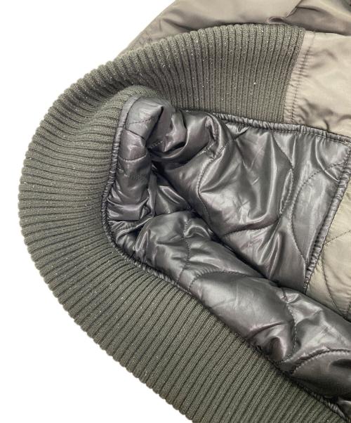 ALPHA（アルファ）ALPHA (アルファ) フーデッドリブジャケット グリーン サイズ:Lの古着・服飾アイテム