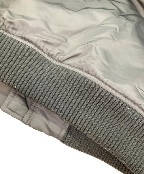 ALPHA（アルファ）ALPHA (アルファ) フーデッドリブジャケット グリーン サイズ:Lの古着・服飾アイテム