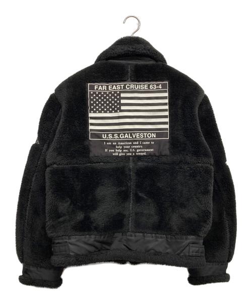 AVIREX（アヴィレックス）AVIREX (アヴィレックス) TOP GUN RETRO BOA B-3 フライトジャケット ブラック サイズ:Mの古着・服飾アイテム