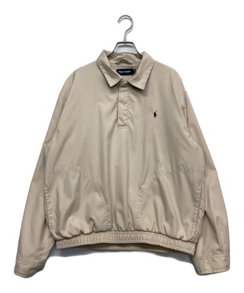 POLO GOLF（ポロ ゴルフ）POLO GOLF (ポロ ゴルフ) ハーフボタンジャケット ベージュ サイズ:Lの古着・服飾アイテム