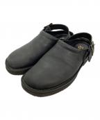 Dannerダナー）の古着「ピトック クロッグ レザーサンダル」｜ブラック