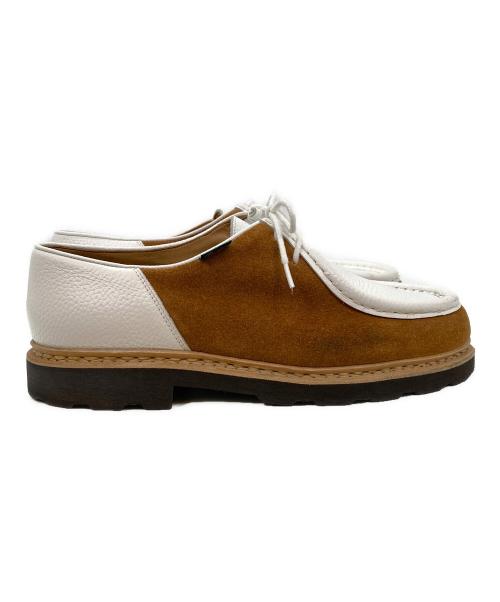 PARABOOT（パラブーツ）PARABOOT (パラブーツ) michael Marcheチロリアンシューズ ブラウン×ホワイト サイズ:42.5の古着・服飾アイテム
