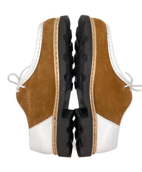 PARABOOT（パラブーツ）PARABOOT (パラブーツ) michael Marcheチロリアンシューズ ブラウン×ホワイト サイズ:42.5の古着・服飾アイテム