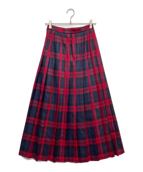 MACKINTOSH PHILOSOPHY（マッキントッシュ フィロソフィー）MACKINTOSH PHILOSOPHY (マッキントッシュ フィロソフィー) チェックスカート レッド サイズ:US6 未使用品の古着・服飾アイテム
