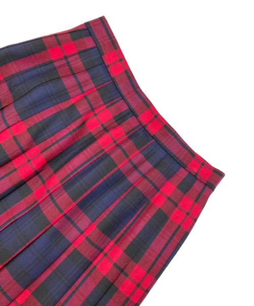 MACKINTOSH PHILOSOPHY（マッキントッシュ フィロソフィー）MACKINTOSH PHILOSOPHY (マッキントッシュ フィロソフィー) チェックスカート レッド サイズ:US6 未使用品の古着・服飾アイテム