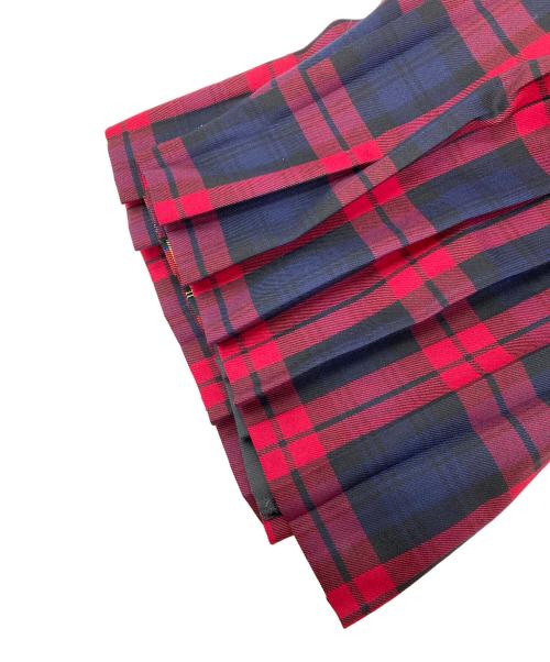MACKINTOSH PHILOSOPHY（マッキントッシュ フィロソフィー）MACKINTOSH PHILOSOPHY (マッキントッシュ フィロソフィー) チェックスカート レッド サイズ:US6 未使用品の古着・服飾アイテム