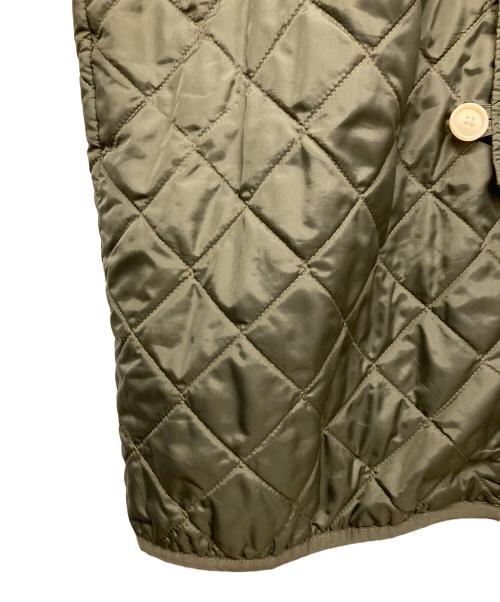 FRED PERRY（フレッドペリー）FRED PERRY (フレッドペリー) LAVENHAM (ラベンハム) コラボ キルティング ファネルネック コート グリーン サイズ:10の古着・服飾アイテム