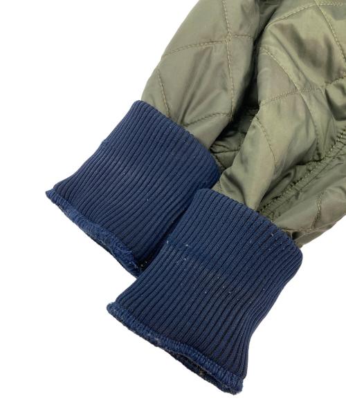 FRED PERRY（フレッドペリー）FRED PERRY (フレッドペリー) LAVENHAM (ラベンハム) コラボ キルティング ファネルネック コート グリーン サイズ:10の古着・服飾アイテム