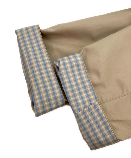 MACKINTOSH PHILOSOPHY（マッキントッシュ フィロソフィー）MACKINTOSH PHILOSOPHY (マッキントッシュ フィロソフィー) ダブルクロスフーデッドコート ベージュ サイズ:38の古着・服飾アイテム