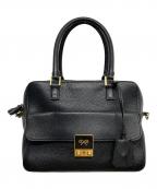 ANYA HINDMARCHアニヤ・ハインドマーチ）の古着「2WAYショルダーバッグ」｜ブラック