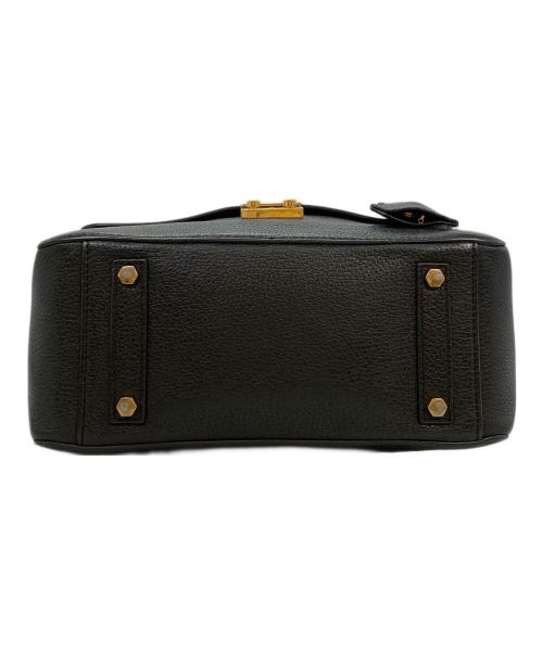 ANYA HINDMARCH（アニヤ・ハインドマーチ）ANYA HINDMARCH (アニヤ・ハインドマーチ) 2WAYショルダーバッグ ブラックの古着・服飾アイテム