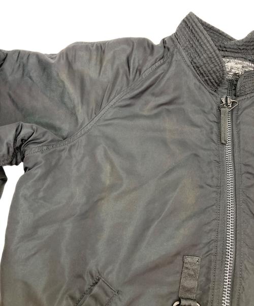 ALPHA（アルファ）ALPHA (アルファ) N-2Bブルゾン ブラック サイズ:LARGEの古着・服飾アイテム