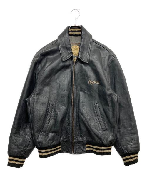 RED SKINS（レッドスキンズ）RED SKINS (レッドスキンズ) レザージャケット ブラック サイズ:Lの古着・服飾アイテム