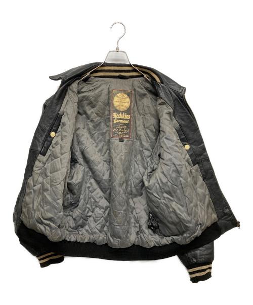 RED SKINS（レッドスキンズ）RED SKINS (レッドスキンズ) レザージャケット ブラック サイズ:Lの古着・服飾アイテム