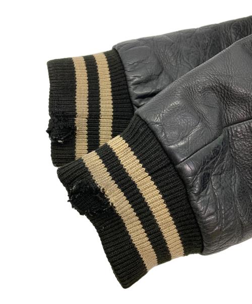 RED SKINS（レッドスキンズ）RED SKINS (レッドスキンズ) レザージャケット ブラック サイズ:Lの古着・服飾アイテム