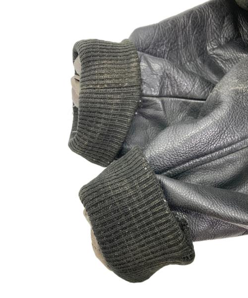 RED SKINS（レッドスキンズ）RED SKINS (レッドスキンズ) レザージャケット ブラック サイズ:Lの古着・服飾アイテム