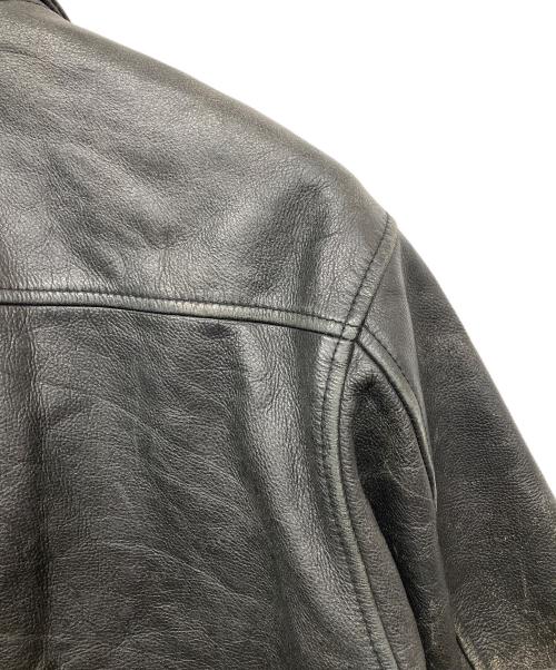 RED SKINS（レッドスキンズ）RED SKINS (レッドスキンズ) レザージャケット ブラック サイズ:Lの古着・服飾アイテム